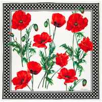 Esarfe Camellia Print Scarf Femei