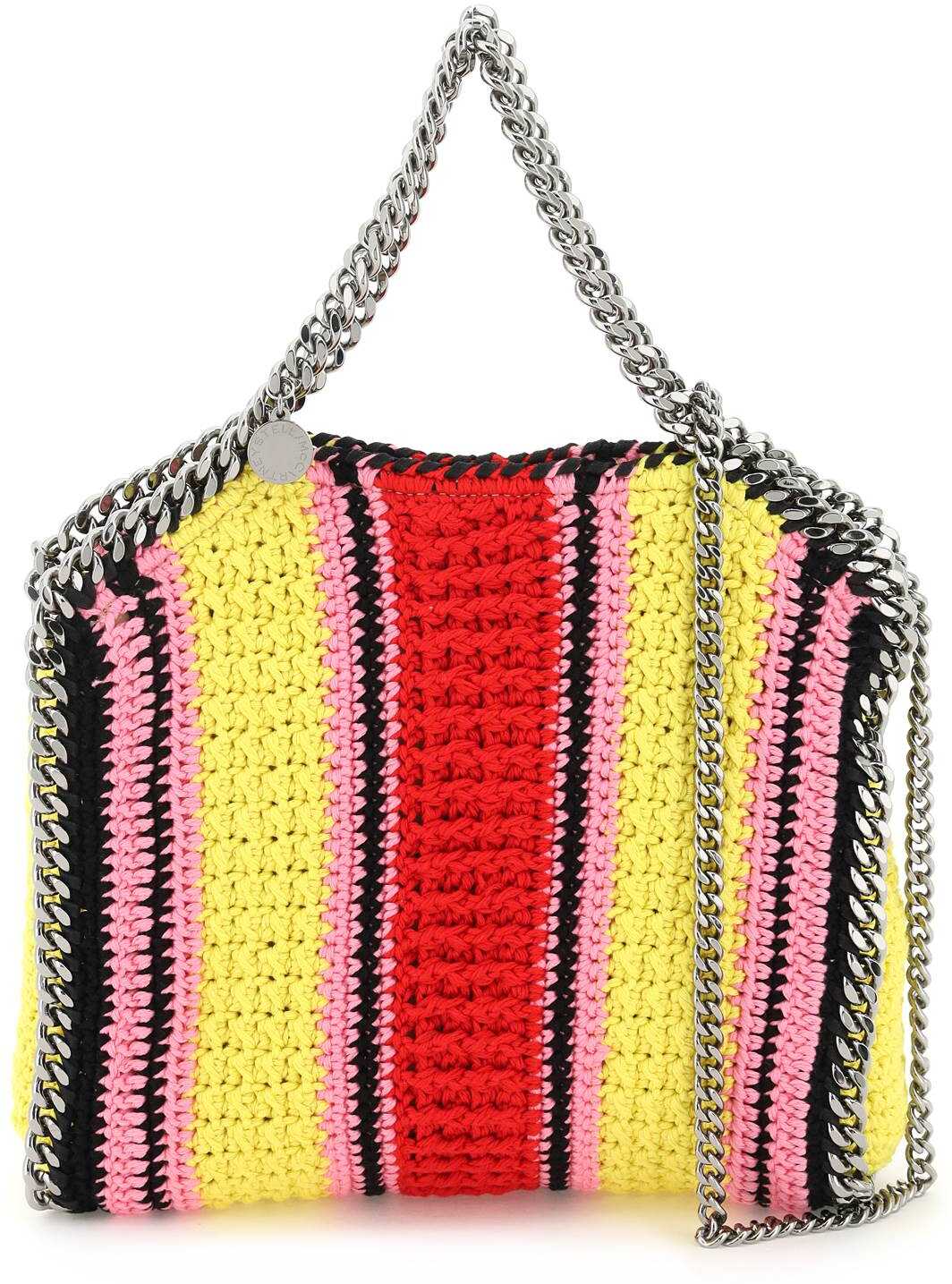 Stella McCartney \'Falabella\' Crochet Tote Bag PINK