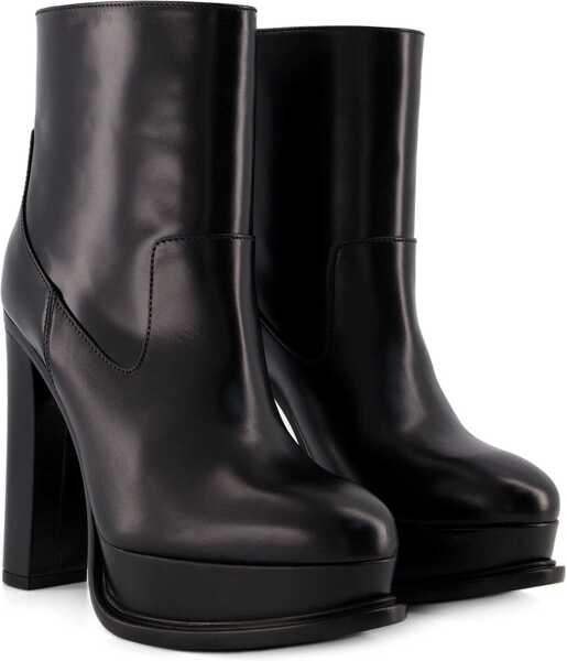 Cizme scurte Alexander McQueen Platform Boots BLACK Femei (BM 9716417) 3
