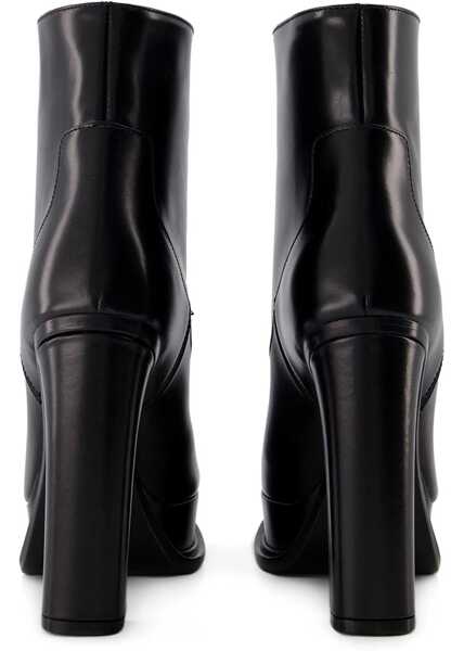 Cizme scurte Alexander McQueen Platform Boots BLACK Femei (BM 9716417) 4