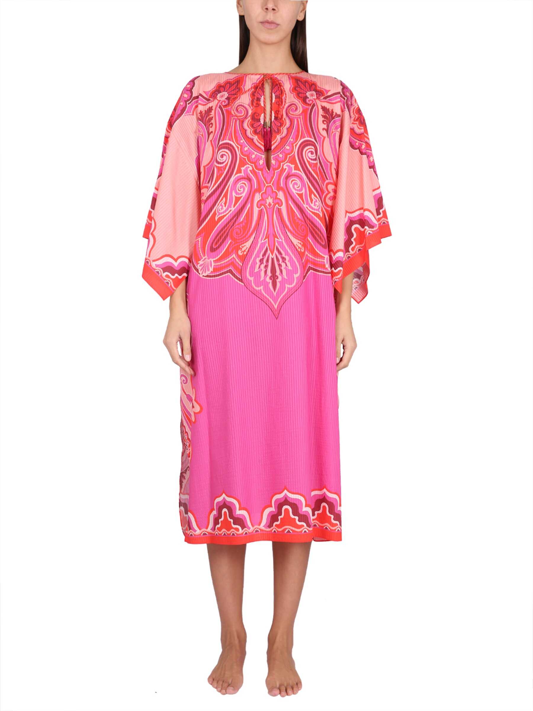 ETRO Paisley Kaftan FUCHSIA