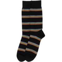 Lenjerie intima pentru Barbati - Sosete Paul Smith Striped Pattern Socks BLACK Barbati (BM 9716465) - B-mall.ro