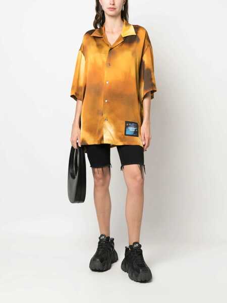 Camasi casual AMBUSH Shirt With Logo Patch YELLOW Barbati (BM 9716525) 3