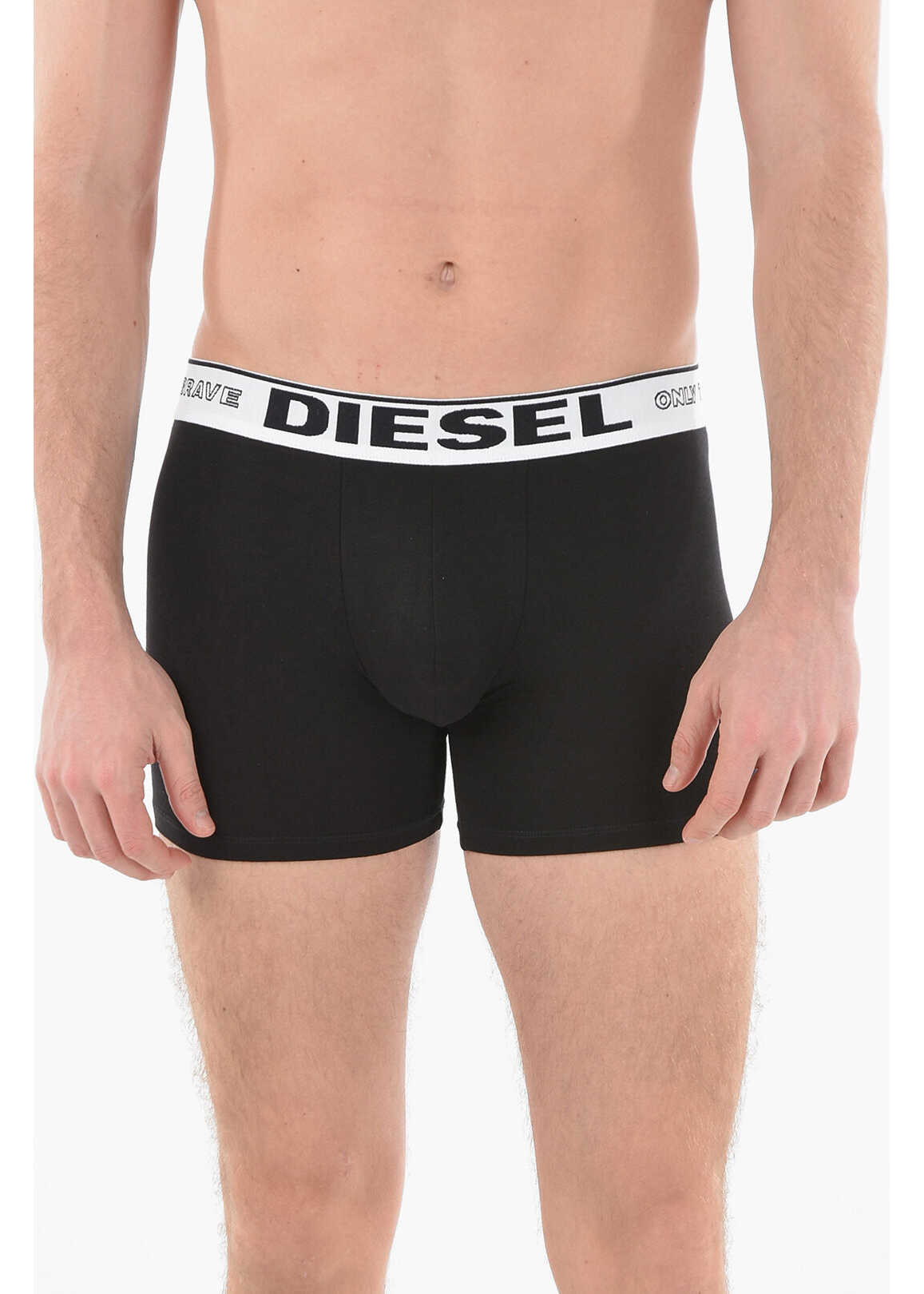 Diesel Logoed Waist Band Umbx-Sebastian 3 Boxer Set Black