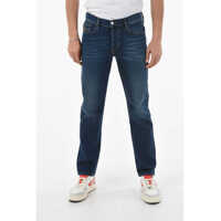 Blugi drepti Logoed Buttons D-Mihtry Straight Jeans 20Cm L32 Barbati