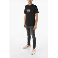Tricouri Diesel pentru Barbati - Tricouri Diesel Printed Logo T-Just-C13 Crew-Neck T-Shirt Black Barbati (BM 9720638) - B-mall.ro