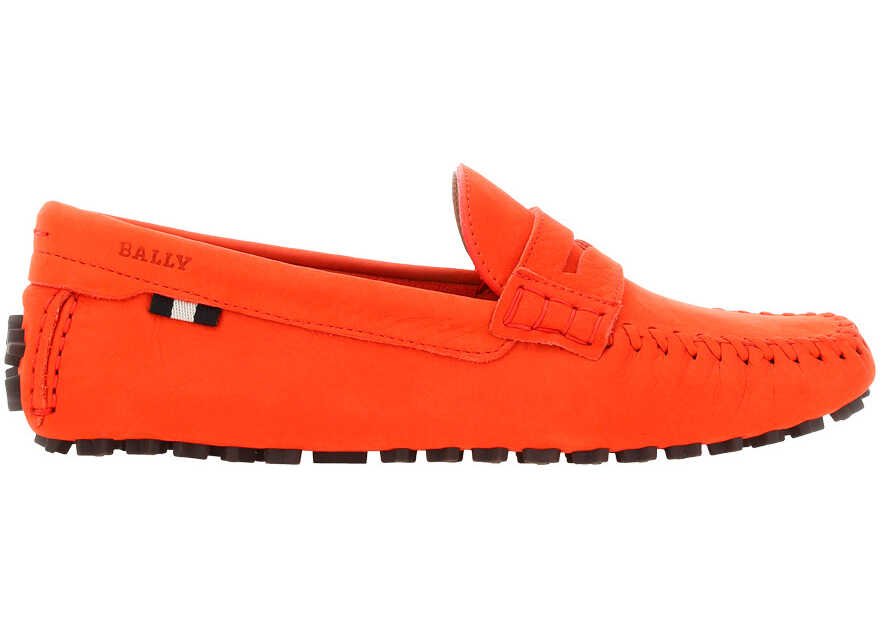 Bally Laby-U Loafers ORANGE