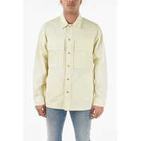 Camasi casual Double Breast Pockets Cotton S-Derr Overshirt Barbati