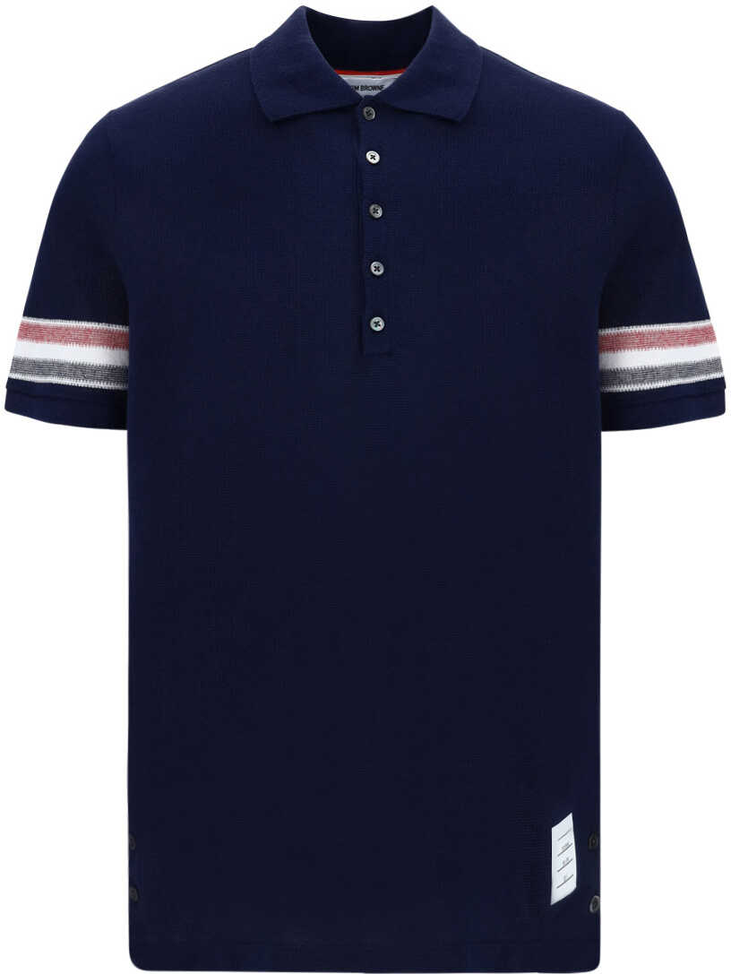 Thom Browne Polo Shirt NAVY