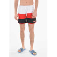 Bermude Red Tag Logo Embroidered Color Block Bmbx-Reef6-40 Swim Shor Barbati