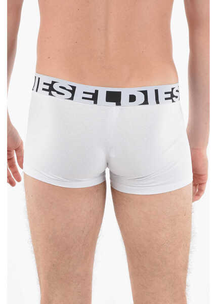 Lenjerie intima Diesel Set Of 3 Pairs Of Boxers Umbx-Shawnt With Contrasting Logo Black & White Barbati (BM 9722147) 2