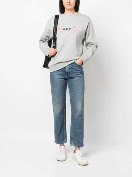 Bluze de trening A.P.C. Crewneck Sweatshirt GREY Femei (BM 9723332) 2
