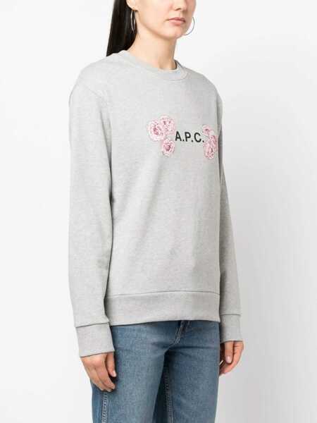 Bluze de trening A.P.C. Crewneck Sweatshirt GREY Femei (BM 9723332) 3