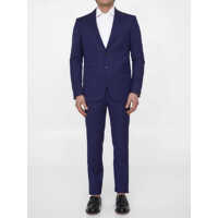 Costume Blue Wool Two-Piece Suit Barbati