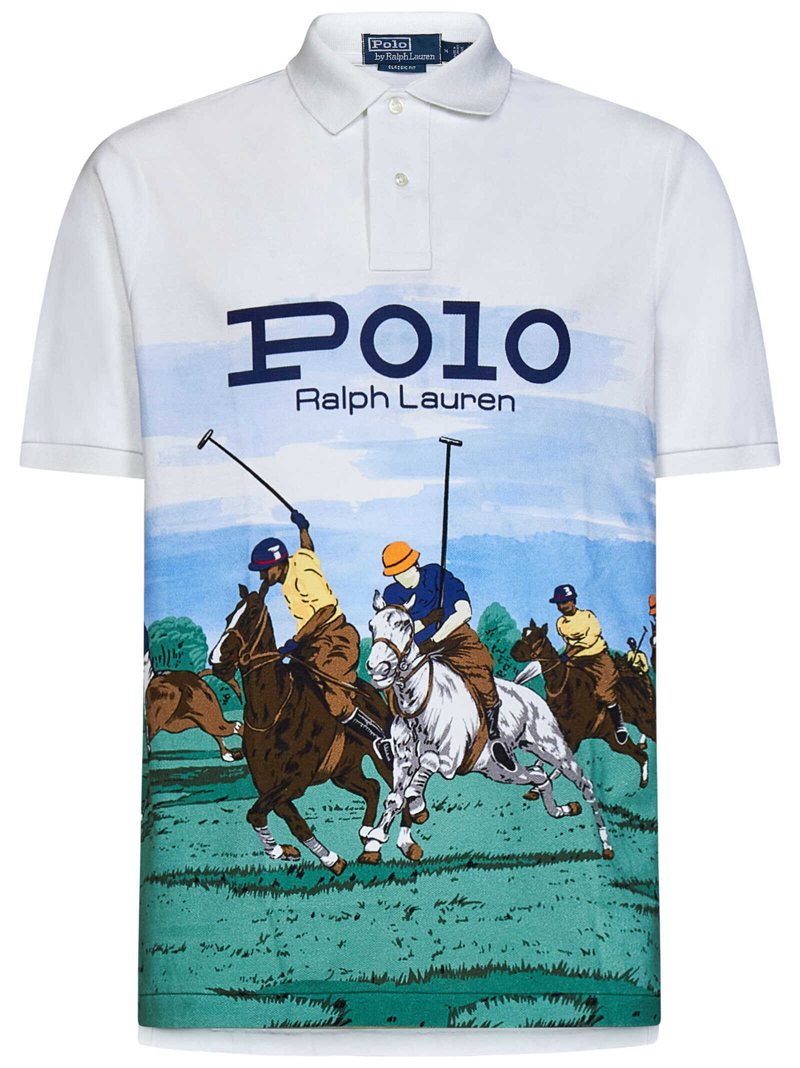 Ralph Lauren Polo T-shirts And Polos White Blue