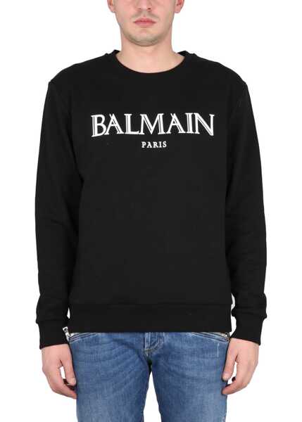 Topuri Barbati Balmain Crewneck Sweatshirt