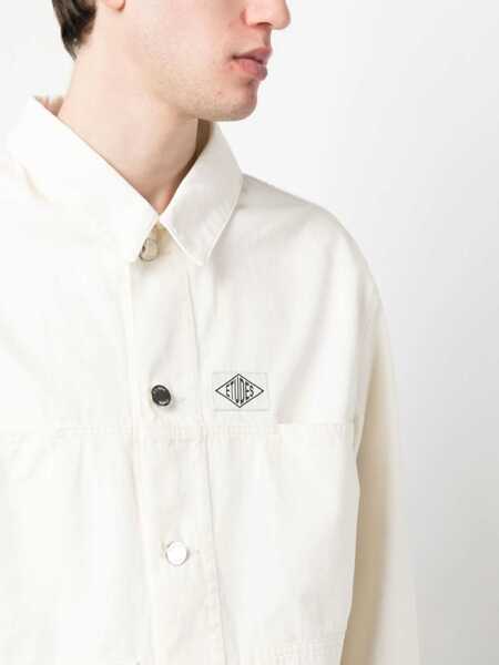 Jachete TUDES Cotton Shirt Jacket WHITE Barbati (BM 9726473) 5