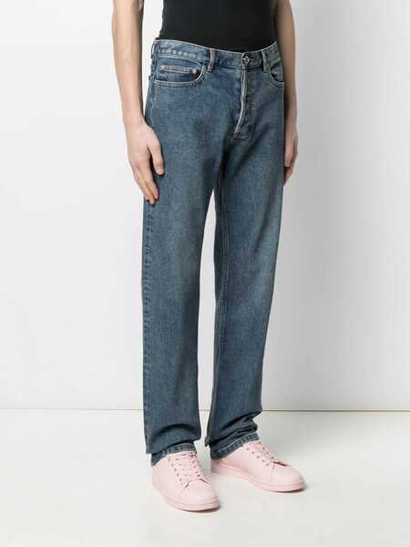 Blugi drepti A.P.C. Straight Leg Jeans BLUE Barbati (BM 9726803) 4