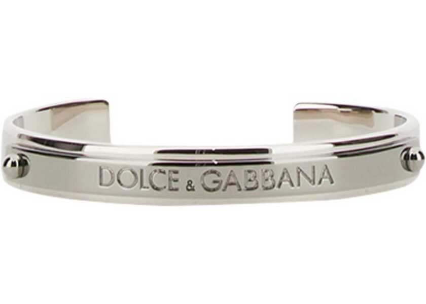 Bijuterii Barbati Dolce & Gabbana Rigid Logo Bracelet