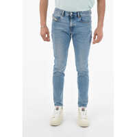 Blugi slim fit Library Lightwash Strukt Slim Fit Jeans 15Cm Barbati
