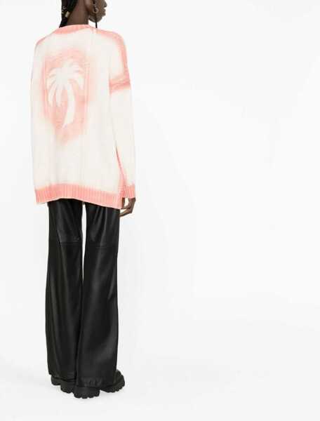 Cardigane Palm Angels Patent Leather Effect Palm Cardigan WHITE Femei (BM 9729602) 2