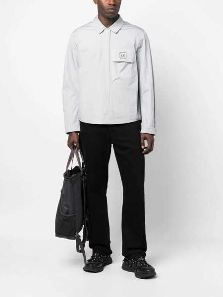 Camasi casual C.P. Company Shirt With Logo GREY Barbati (BM 9729650) 2