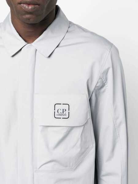 Camasi casual C.P. Company Shirt With Logo GREY Barbati (BM 9729650) 5