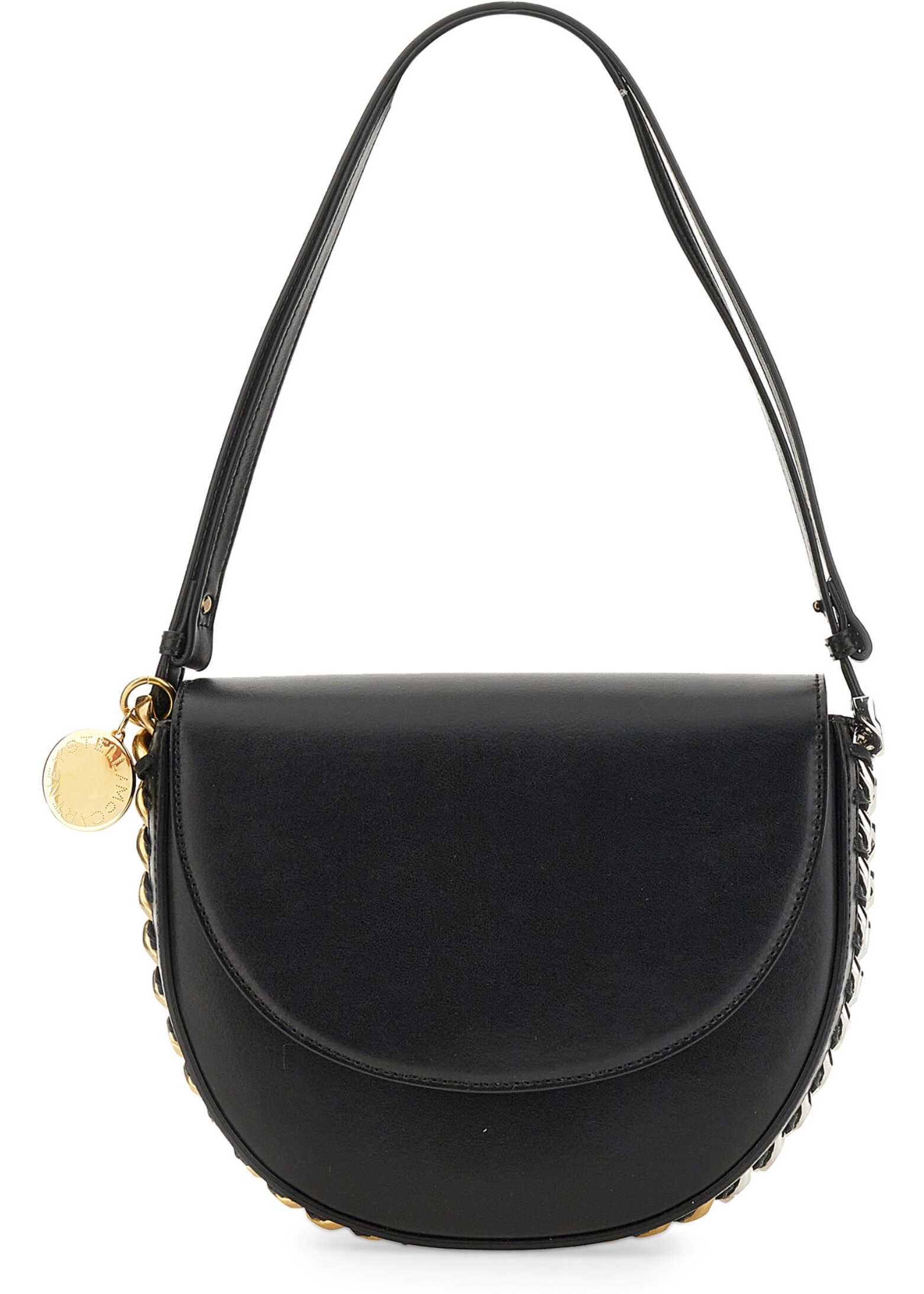 Stella McCartney Frayme Shoulder Bag BLACK