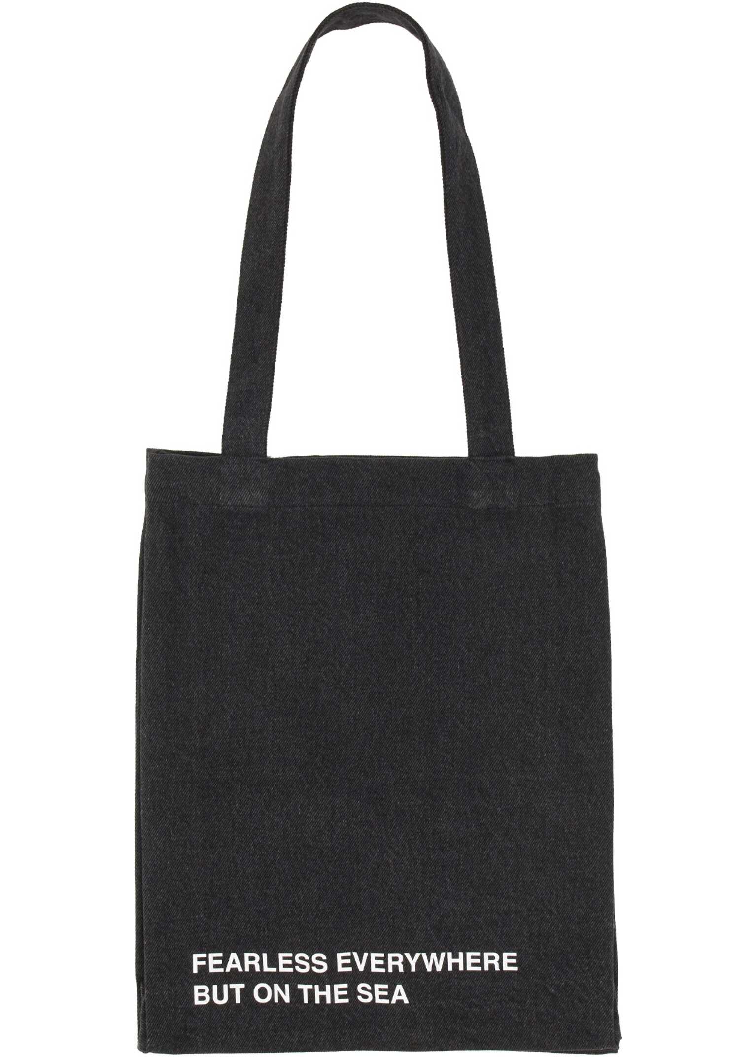 A.P.C. Tote Bag With Print BLACK