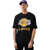 New Era NBA Los Angeles Lakers Script Mesh Tee Black
