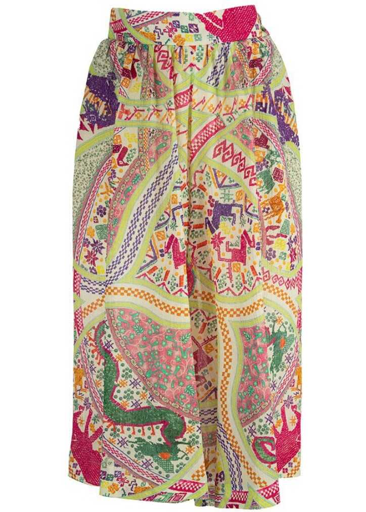 ETRO Cotton Skirt MULTICOLOR