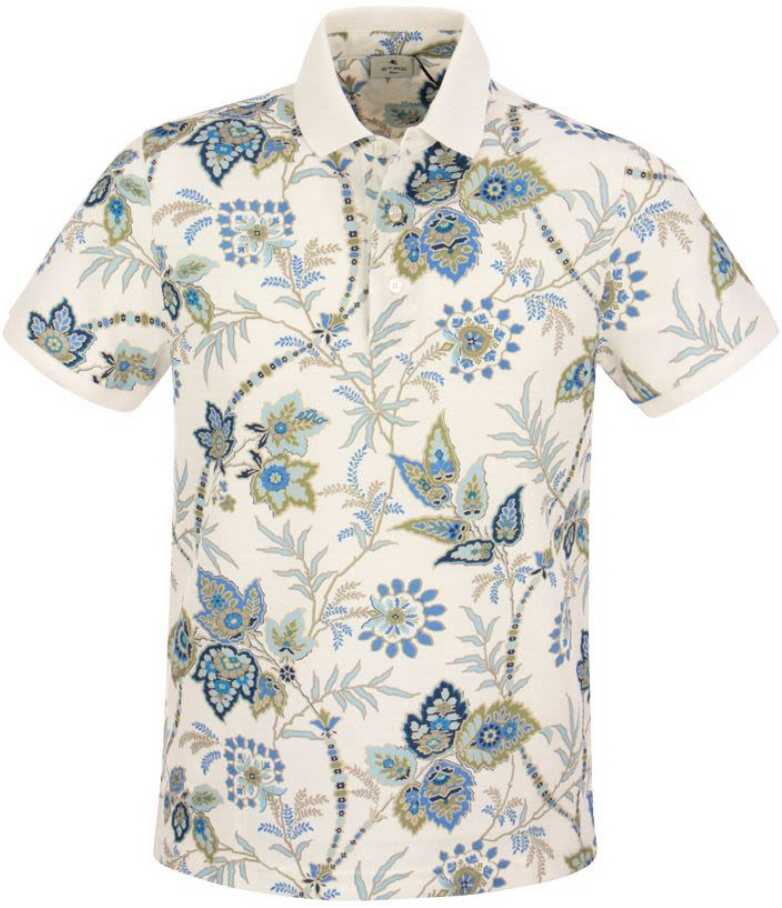 ETRO Cotton Polo Shirt WHITE