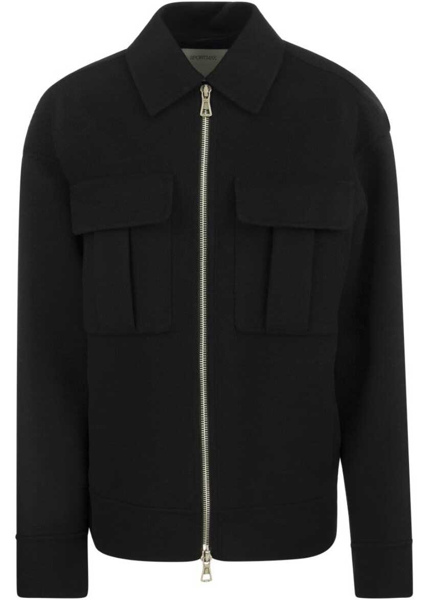 SPORTMAX Wool Outerwear Jacket BLACK