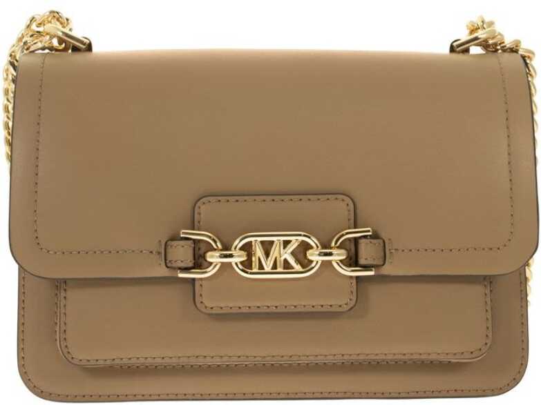 Michael Kors Leather Shoulder Bag BROWN