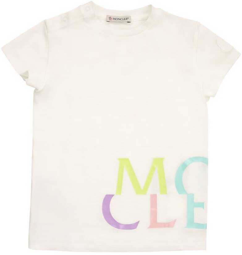 Poze Moncler Girls Cotton T-Shirt WHITE