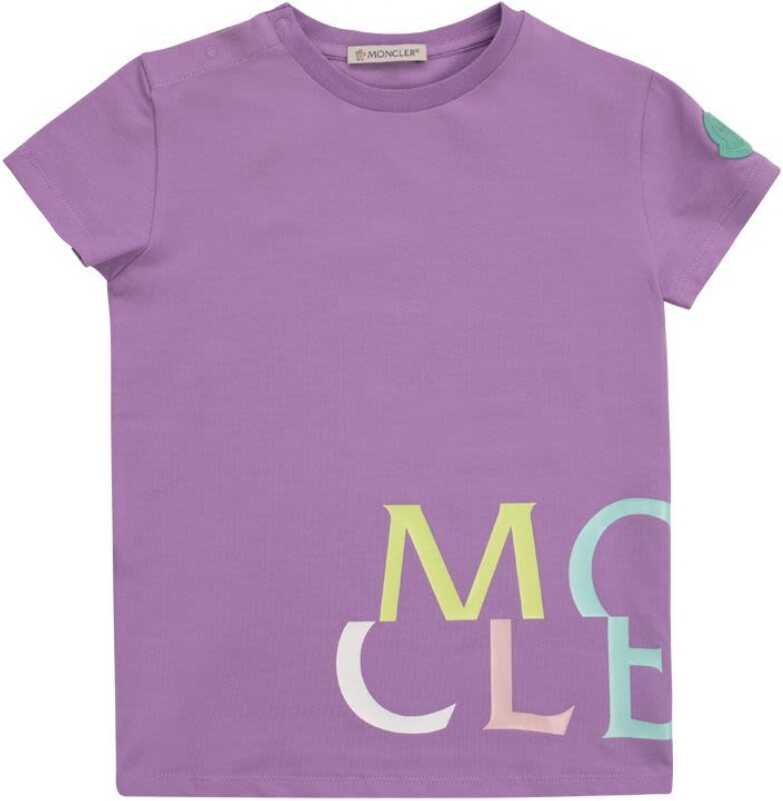 Poze Moncler Girls Cotton T-Shirt PURPLE