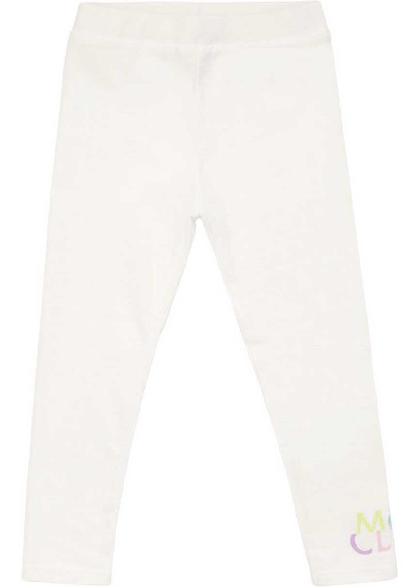 Poze Moncler Girls Cotton Leggings WHITE