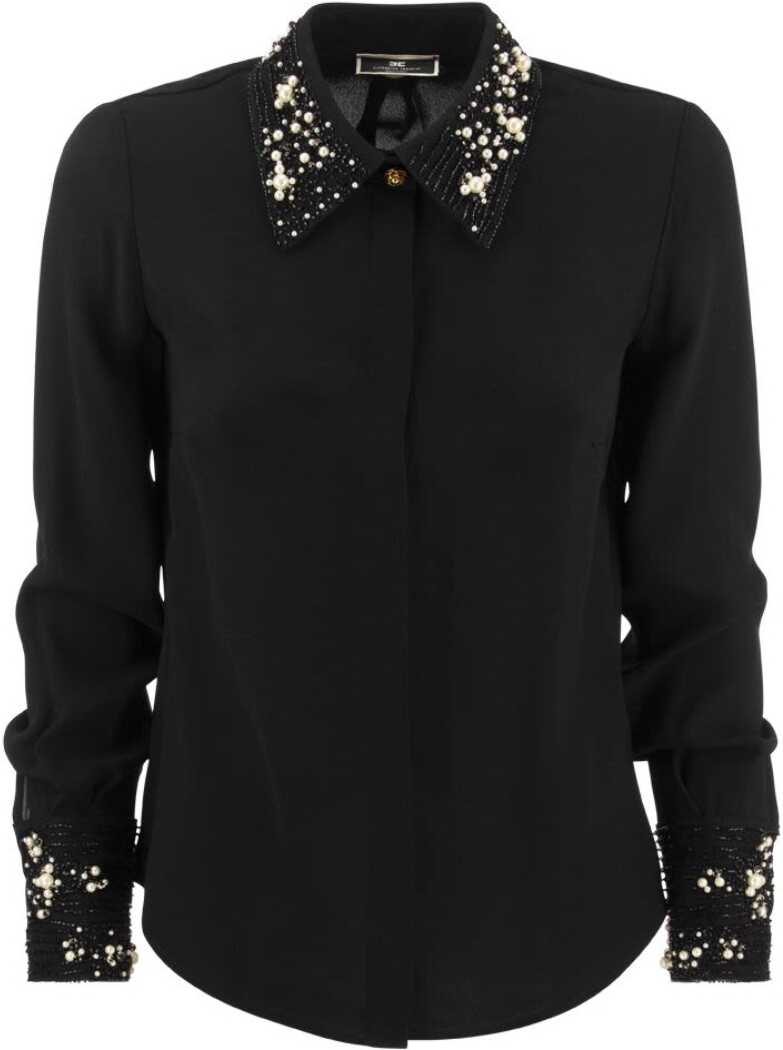 Elisabetta Franchi Other Materials Shirt BLACK