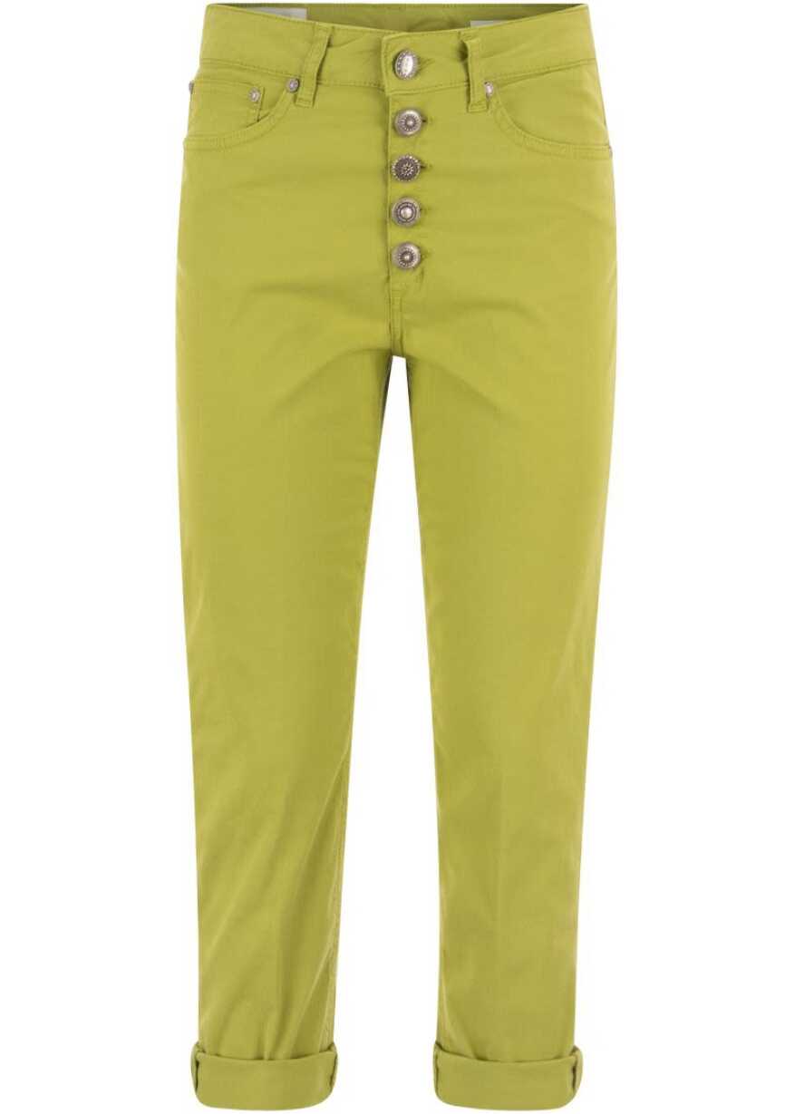 Dondup Synthetic Fibers Pants GREEN