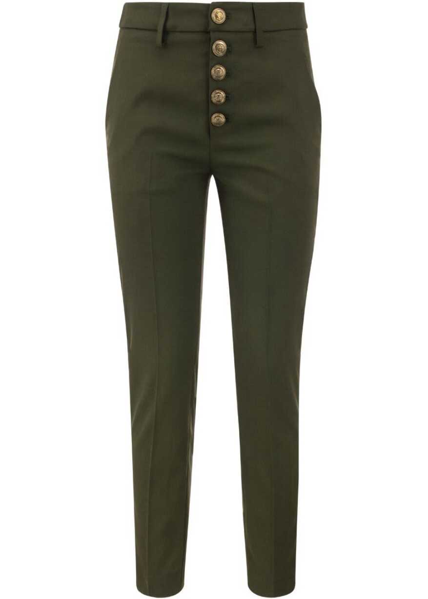 Dondup Synthetic Fibers Pants GREEN