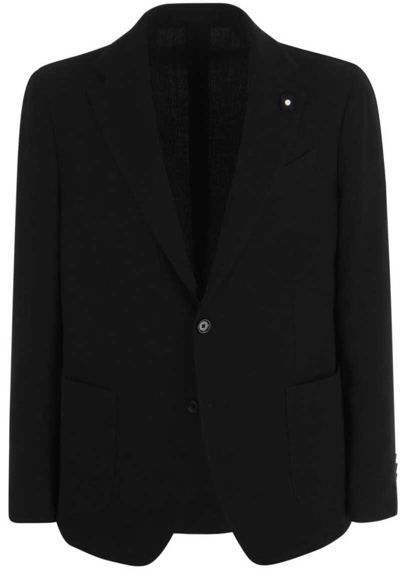 Lardini Wool Jacket BLACK