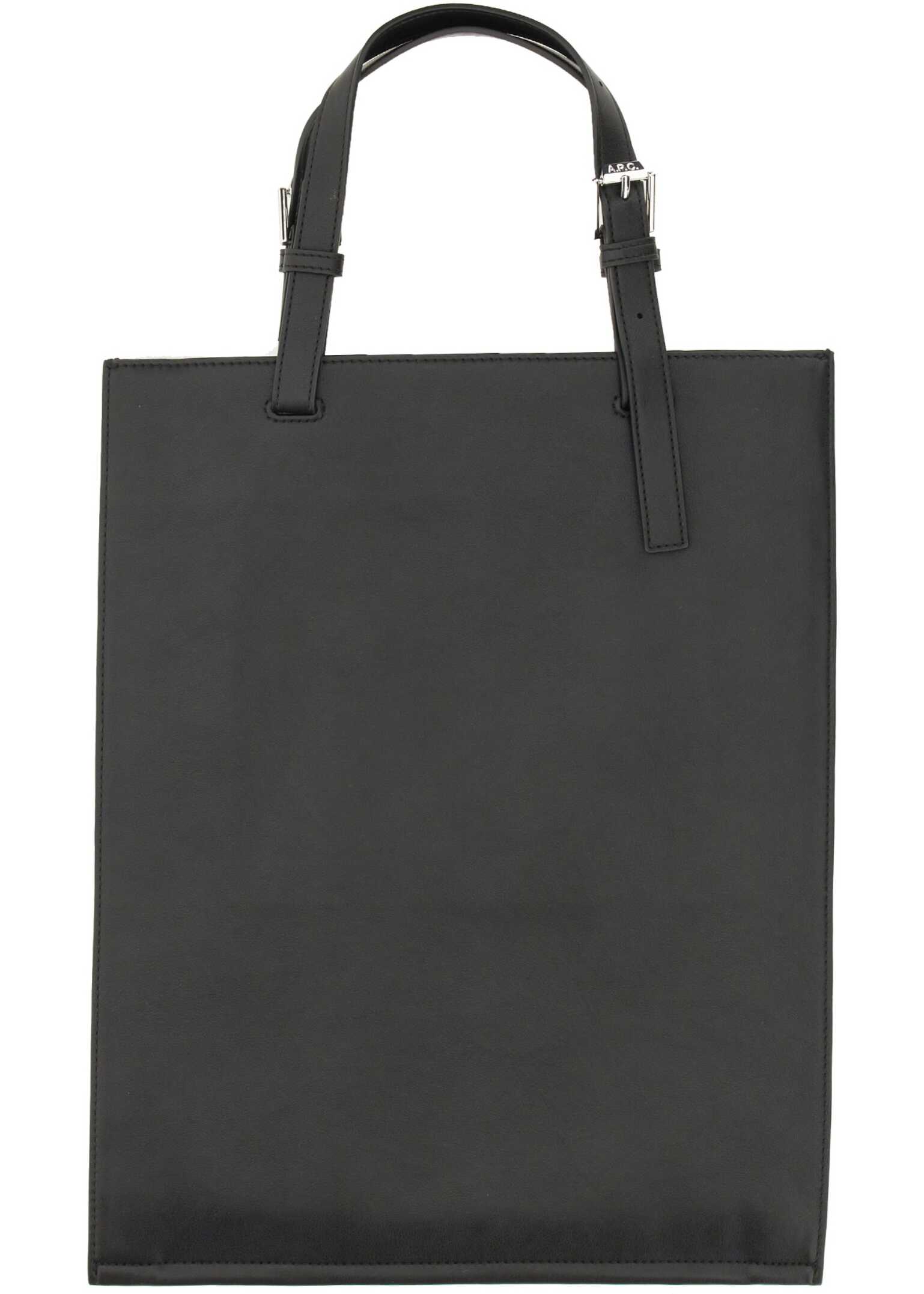 A.P.C. Nino Tote Bag BLACK