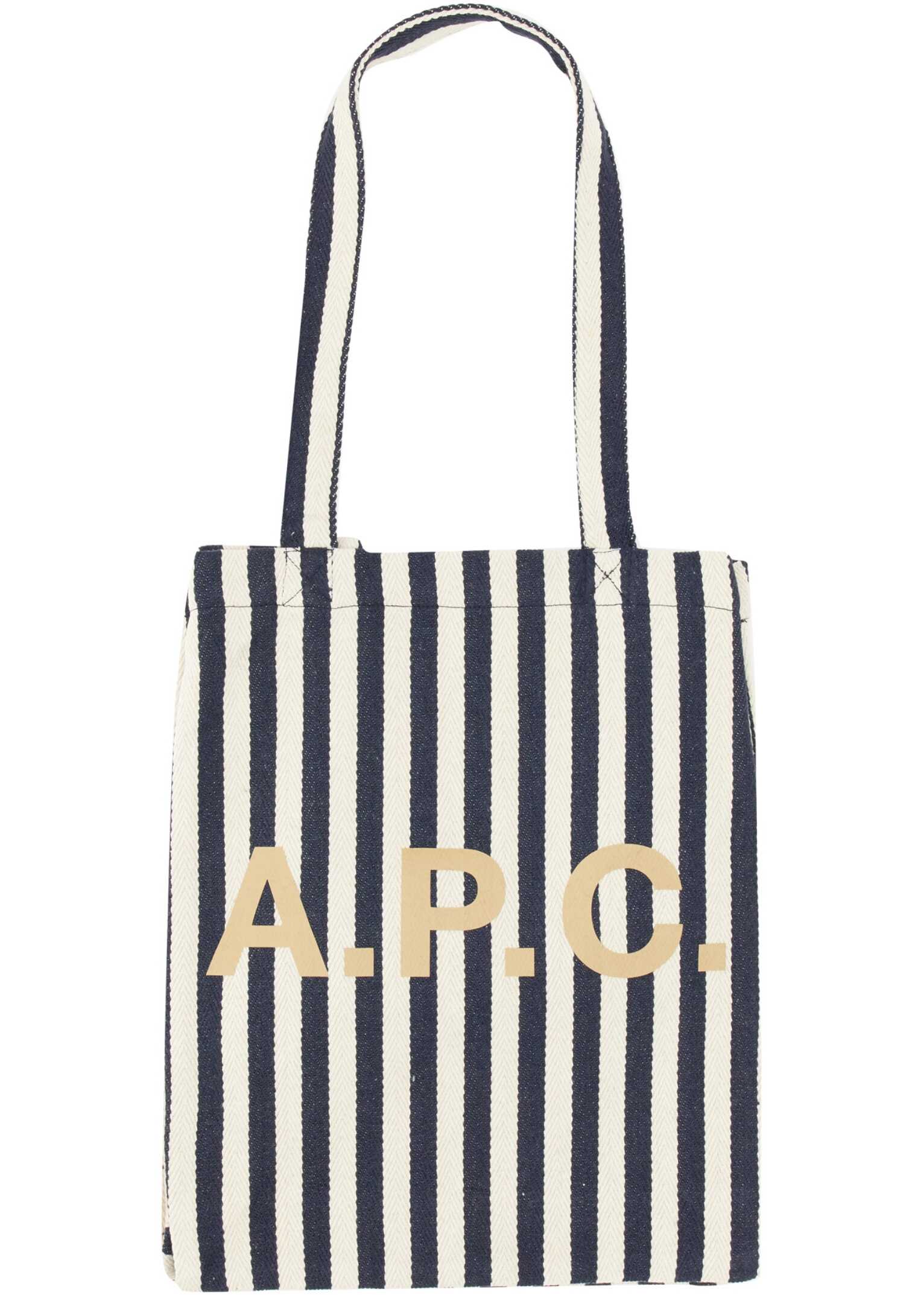 A.P.C. Tote Bag Lou BLUE