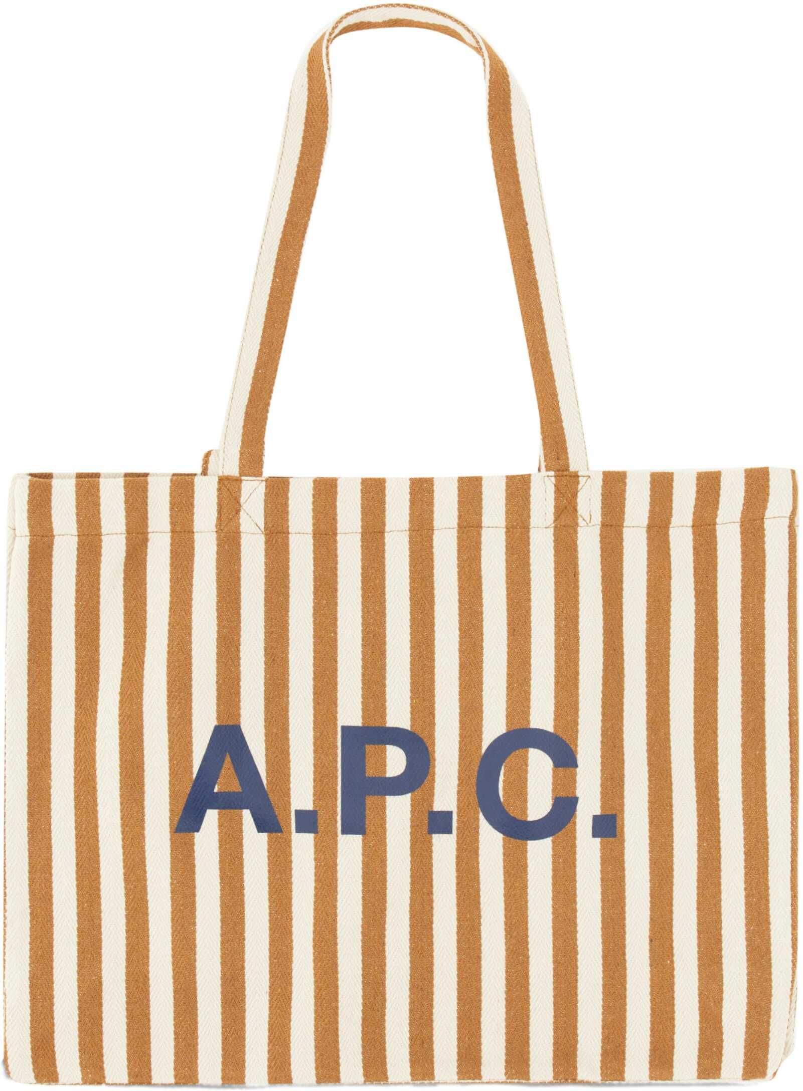 A.P.C. Diane Shopper Bag BROWN