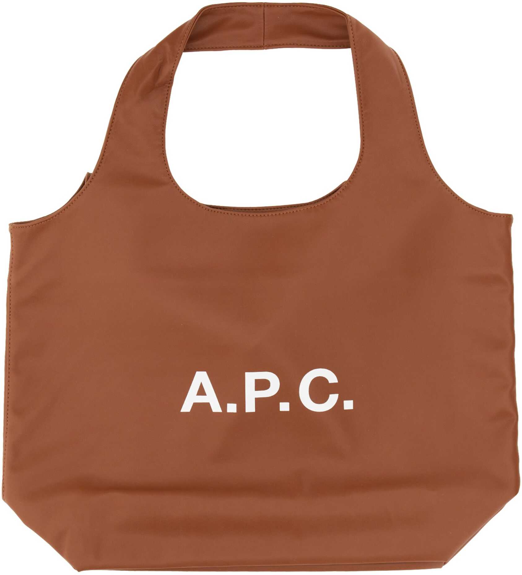A.P.C. Ninon Tote Bag BROWN