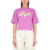 Tricouri Bear Print T-Shirt Femei