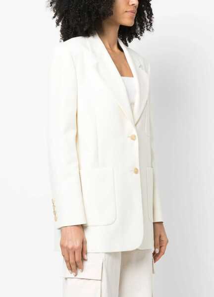 Sacouri Palm Angels Blazer With Knit Detail WHITE Femei (BM 9734963) 3