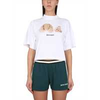 Tricouri Bear Print T-Shirt Femei