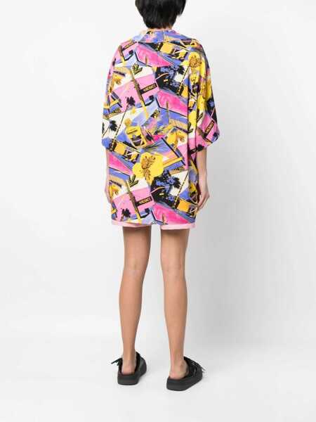 Camasi casual Palm Angels Miami Mix Print Shirt MULTICOLOUR Femei (BM 9735614) 4