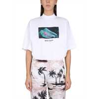 Tricouri Logo Print T-Shirt Femei